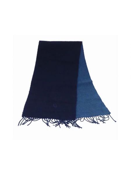 Bufanda de cachemir con estampado de cachemira Dior Vintage azul