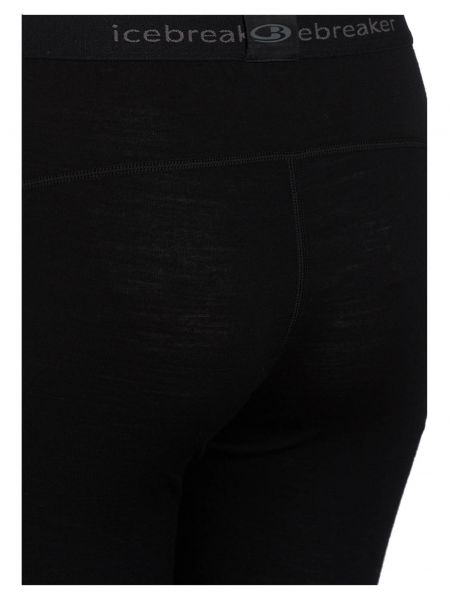 Kalhoty z merino vlny Icebreaker černé