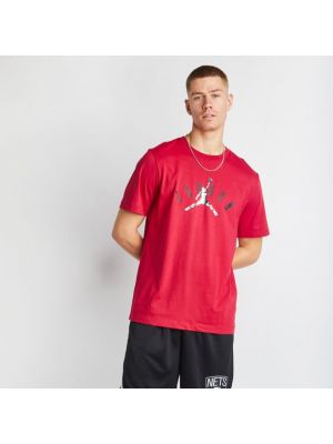 T-shirt Jordan rosso