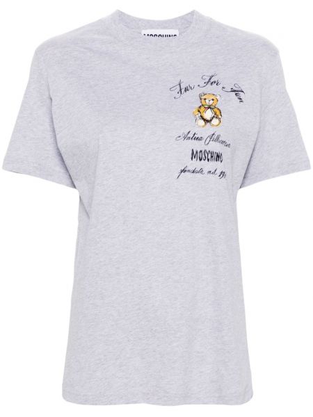 T-shirt Moschino grå