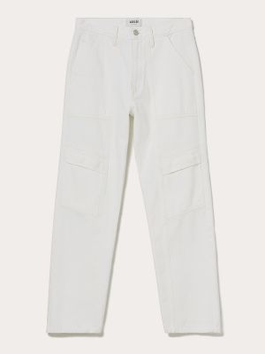 Pantalones cargo Agolde blanco