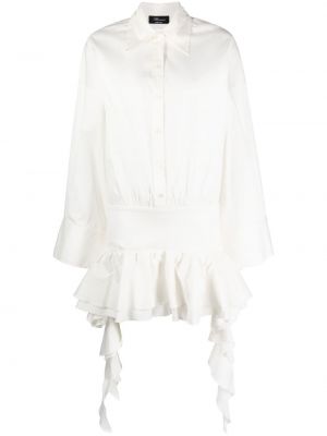 Robe chemise taille basse Blumarine blanc