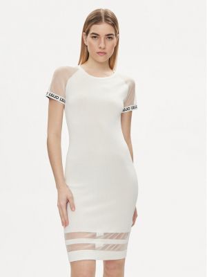 Плетена рокля Liu Jo бяло