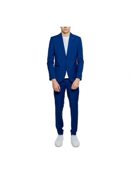Anzug mit geknöpfter Mulish blau