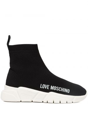 Sneakers chunky Love Moschino nero