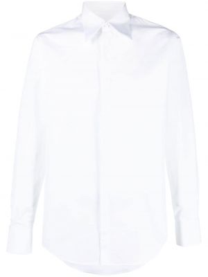 Βαμβακερό πουκάμισο Dsquared2 λευκό