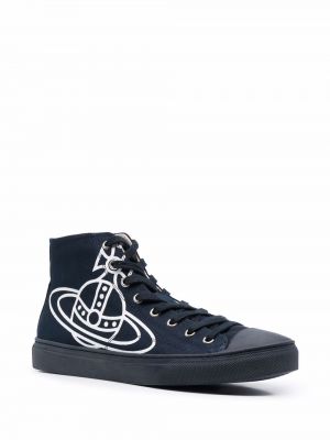 Sneakersy z nadrukiem Vivienne Westwood niebieskie