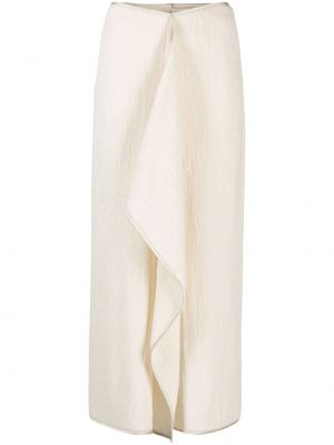 Midi sukně Nanushka - bílá