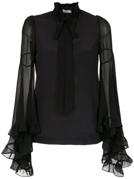 Шелковая блузка Isolda, черная