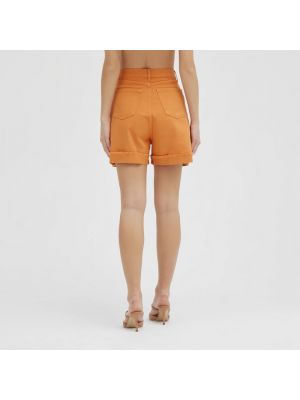 Pantalones cortos vaqueros Federica Tosi naranja