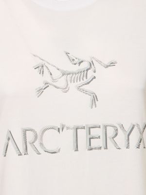 Tricou cu mâneci scurte Arc'teryx alb