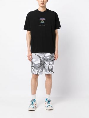 Shorts mit print mit camouflage-print Aape By *a Bathing Ape® weiß