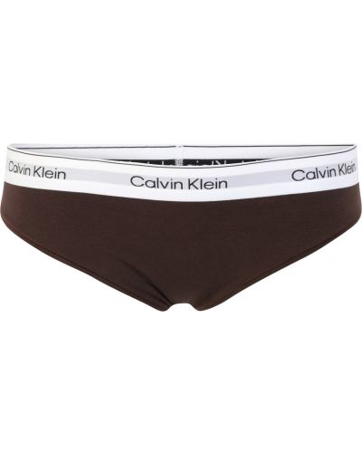 Klasične gaćice Calvin Klein Underwear Plus smeđa