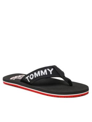 Σαγιονάρες Tommy Jeans μαύρο