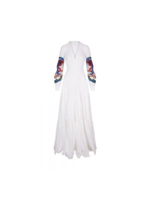 Sukienka długa Stella Jean biała