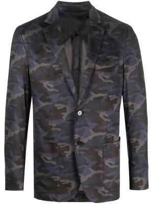 Blazer mit print mit camouflage-print Karl Lagerfeld blau