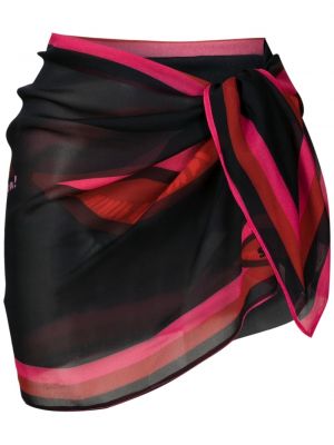 Vzorované sukně Amir Slama - černá
