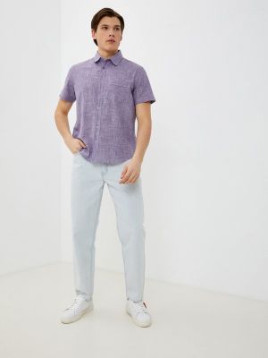 Рубашка Al Franco фиолетовая