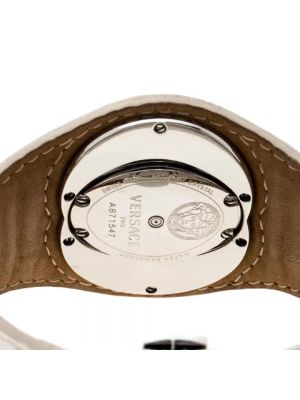 Relojes de acero inoxidable Versace Pre-owned blanco