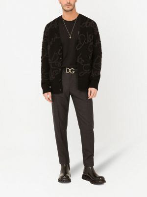 Cárdigan con bordado Dolce & Gabbana negro