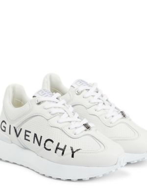 Δερμάτινα sneakers Givenchy λευκό
