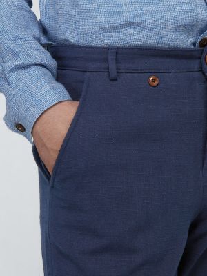 Chinos relaxed fit King & Tuckfield modré
