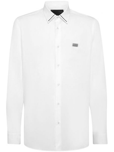 Μακρύ πουκάμισο Philipp Plein λευκό