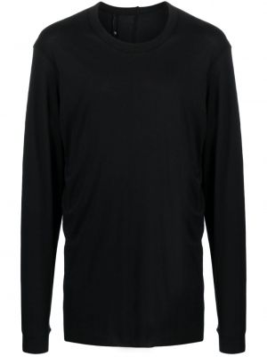 Jersey t-shirt mit reißverschluss 11 By Boris Bidjan Saberi schwarz