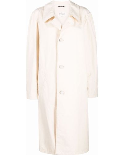 Παλτό Maison Margiela λευκό