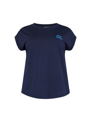 Tričko Esprit Curves modrá