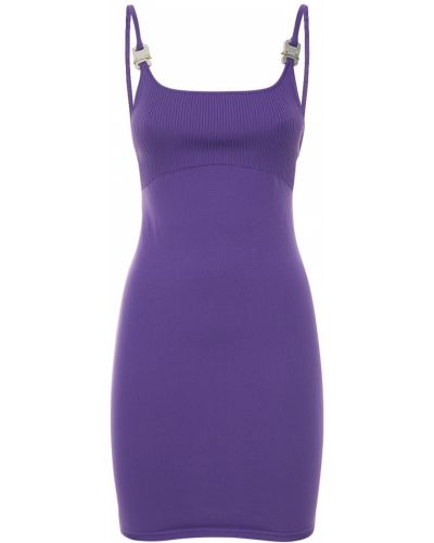 Mini šaty s přezkou 1017 Alyx 9sm fialové