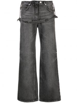 Straight leg jeans Courrèges grigio
