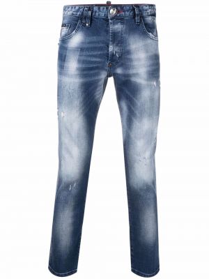 Skinny jeans Philipp Plein blå