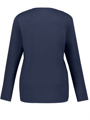 Marškinėliai Ulla Popken mėlyna