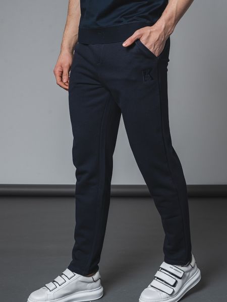 Спортивные штаны с карманами Karl Lagerfeld синие