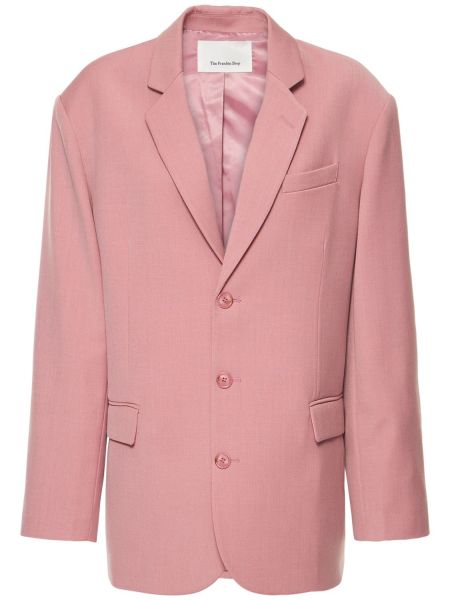 Büyük boy liyosel blazer The Frankie Shop pembe