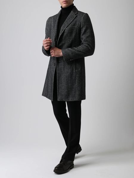 Кашемировое пальто Bilancioni серое