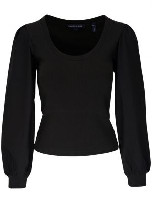 Пуловер Veronica Beard черно