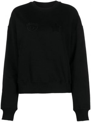 Stern sweatshirt mit stickerei Chiara Ferragni schwarz