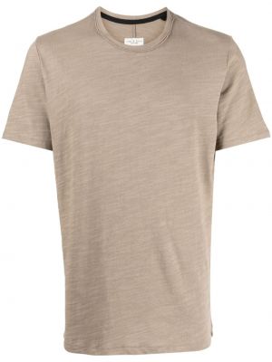 Kokvilnas t-krekls Rag & Bone brūns