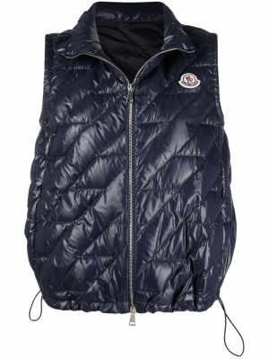 Quiltad väst Moncler blå