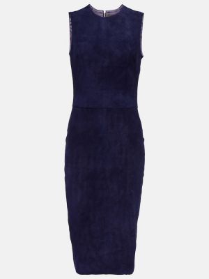 Midi šaty Stouls - Modrá