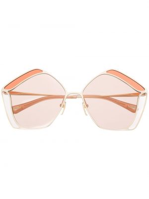 Gafas de sol oversized Chloé Eyewear dorado