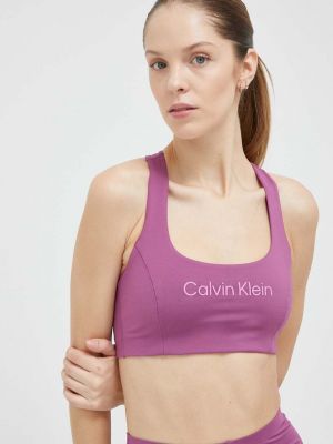Biustonosz Calvin Klein Performance fioletowy