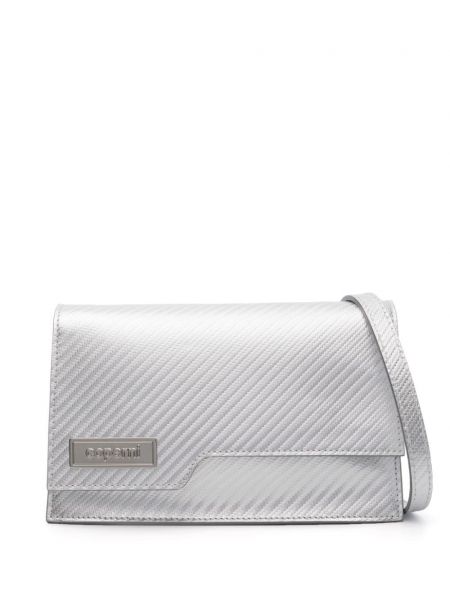 Leder mini-tasche Coperni silber