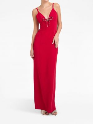 Šilkinis vakarinė suknelė su lankeliu Cinq A Sept raudona