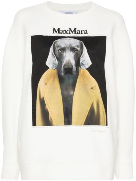 Sweatshirt Max Mara hvid