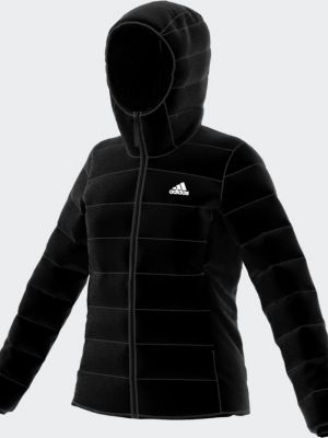 Anorak con capucha acolchada Adidas Sportswear negro