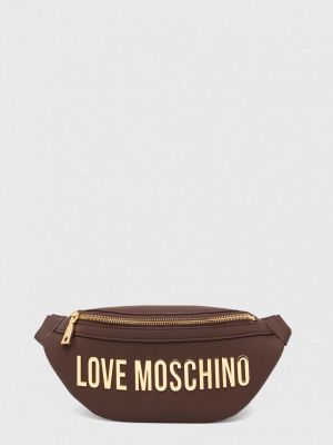 Geantă Love Moschino maro