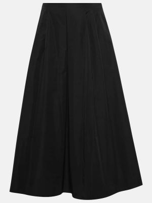 Falda larga plisada 's Max Mara negro